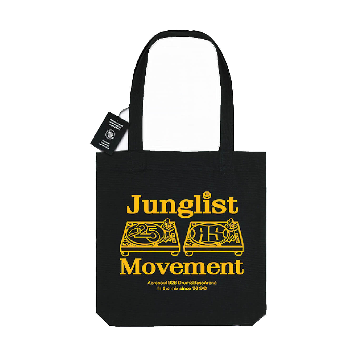 Aerosoul Junglist Movement X Drum&BassArena 25th Anniversary Tote Bags